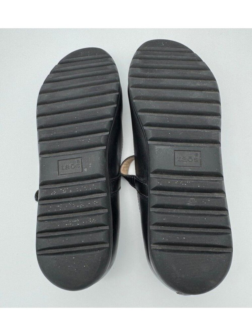 Taos Chorus Shoes Mary Janes Flats 14155 Black Leather Womens Size 8.5 Wide 8.5W - Picture 9 of 10